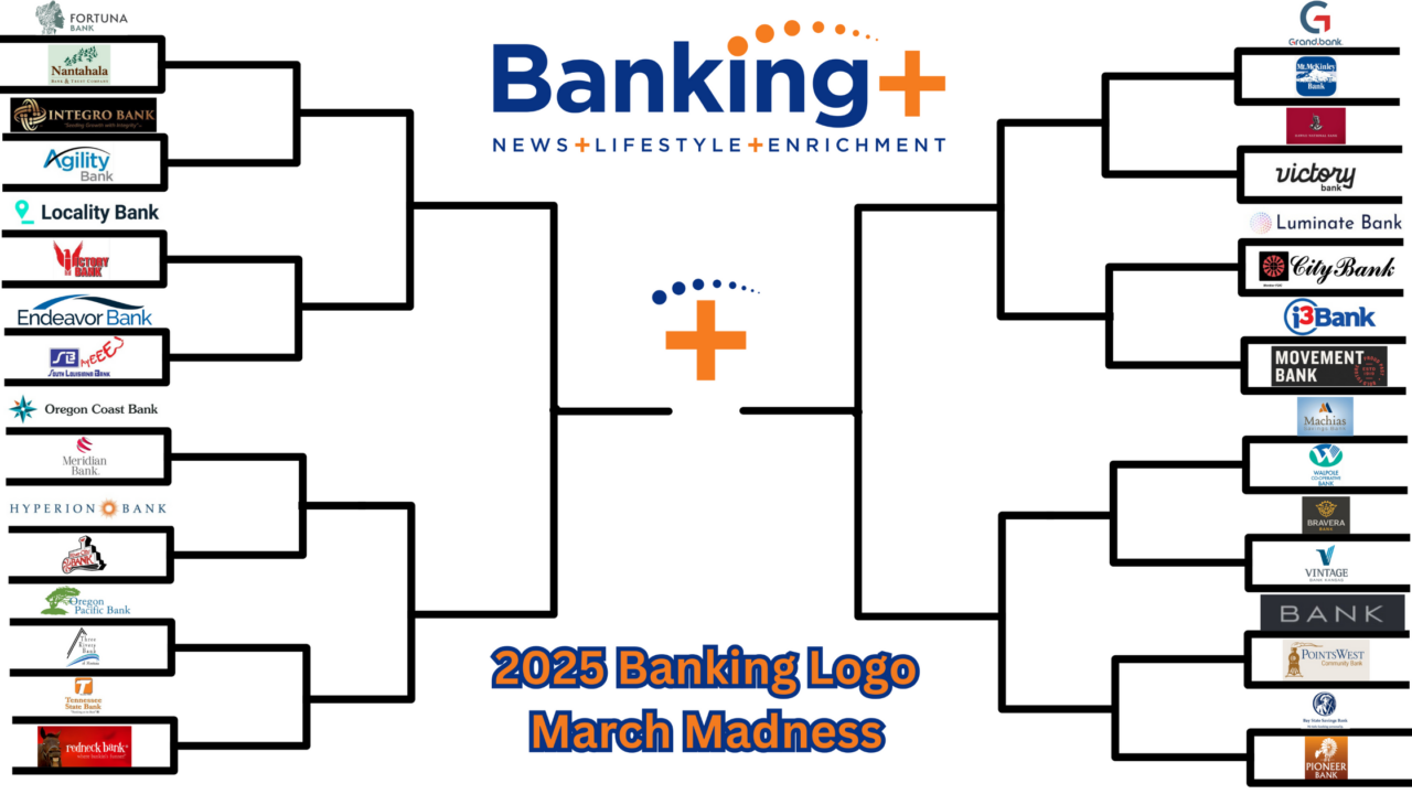 Banking+’s 2025 Bracket for Bank Logo March Madness