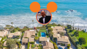 Behind the gates of Michael Eisner's magical Malibu retreat.