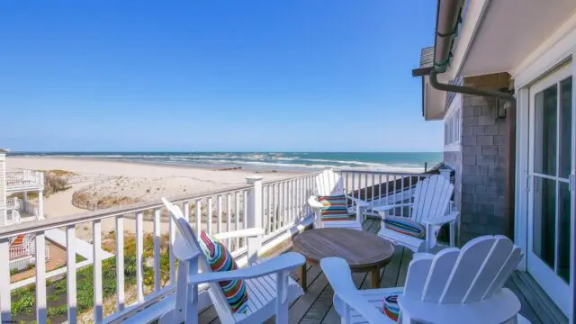 OC Beachfront Balcony: Wrap-Around Deck & Ocean View 