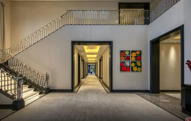 Grand foyer at Villa Lulu mansion 