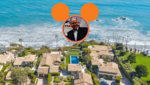 Behind the gates of Michael Eisner's magical Malibu retreat.