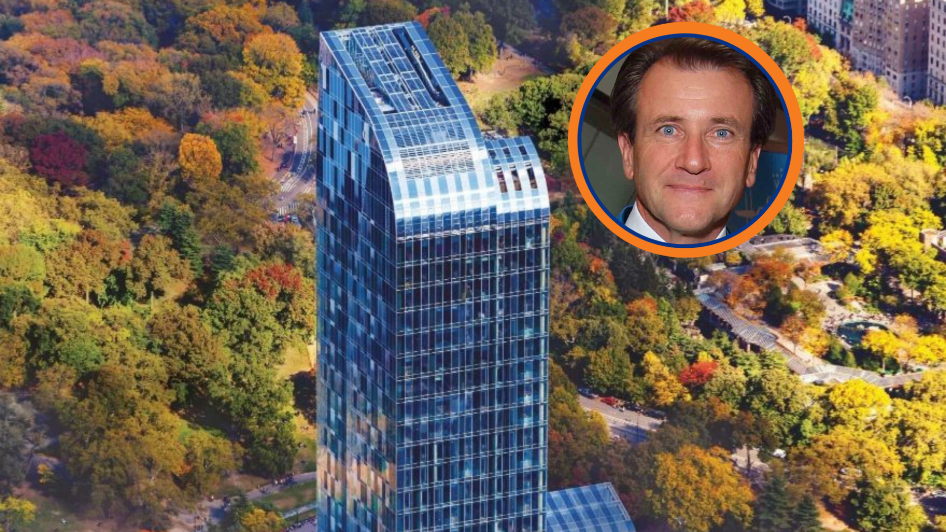 Exterior shot of Robert Herjavec’s Manhattan condominium