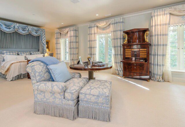Spacious master suite, a private haven