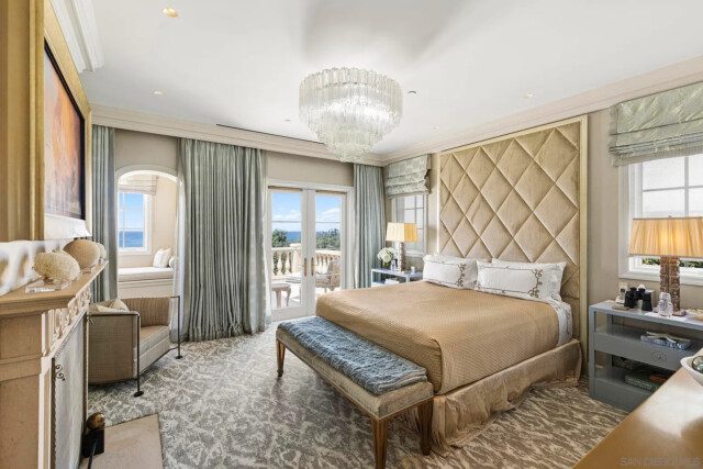 Second guest room designed with unique touches and serene ambiance
