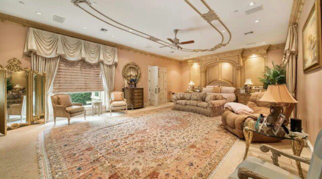 The master suite inside George Foreman’s house 