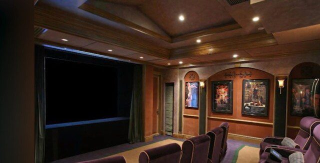 Movie theater in Bill Gates mansion 