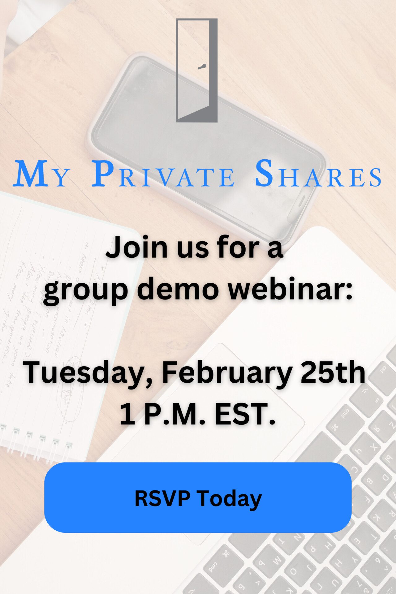 Join us for a group demo webinar Tuesday February 25th 1 P.M. EST