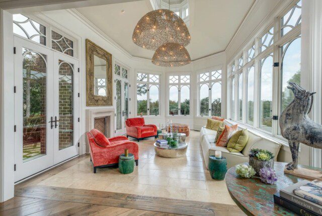 Perfect Tennessee Sunroom in Dave Ramsey’s house 