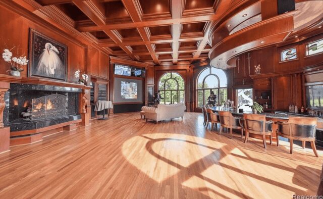 A room inside former home of Eminem in Michigan 