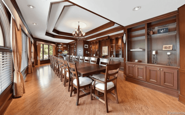 Eminem's former home and dining room