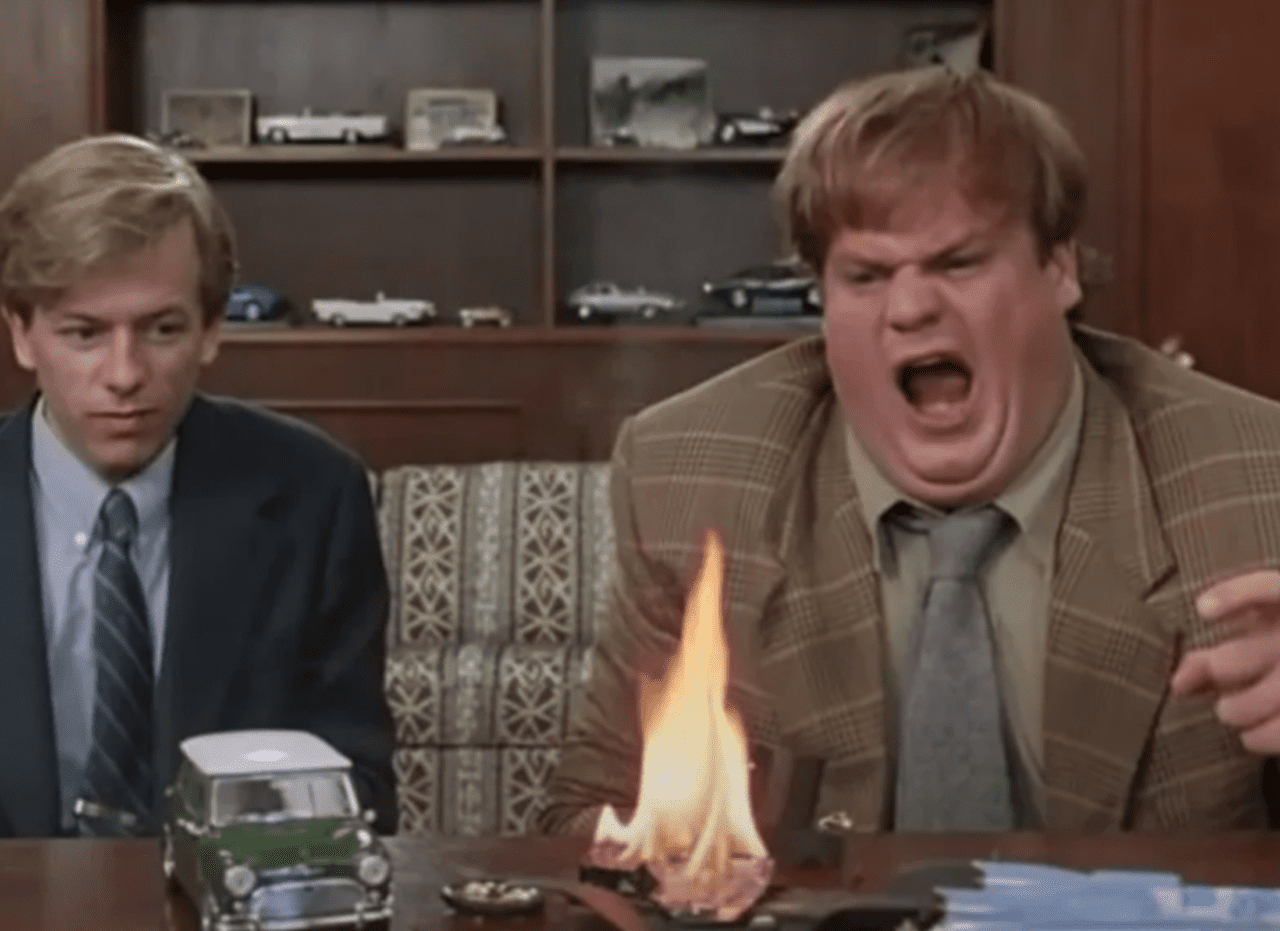 Tommy boy the movie with fire