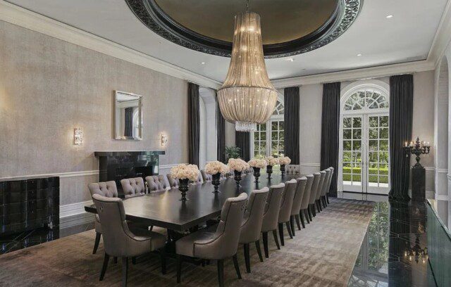 Historic Beverly Hills Estate - The Manor – Dining Room 